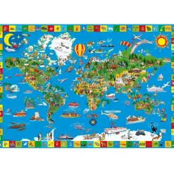 Puzzle El mundo 200 pzs - Schmidt Spiele