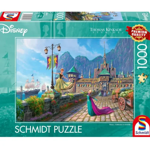 Puzzle Elsa Celebración en Arendelle 1000 piezas - Schmidt Spiele