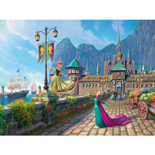 Puzzle Elsa Celebración en Arendelle 1000 piezas - Schmidt Spiele