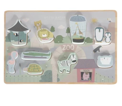Puzzle empotrado - Zoo - Little Dutch