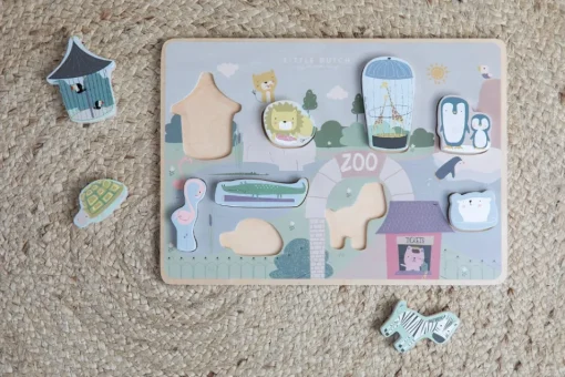 Puzzle empotrado - Zoo - Little Dutch