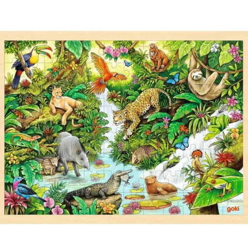Puzzle en la selva - Goki