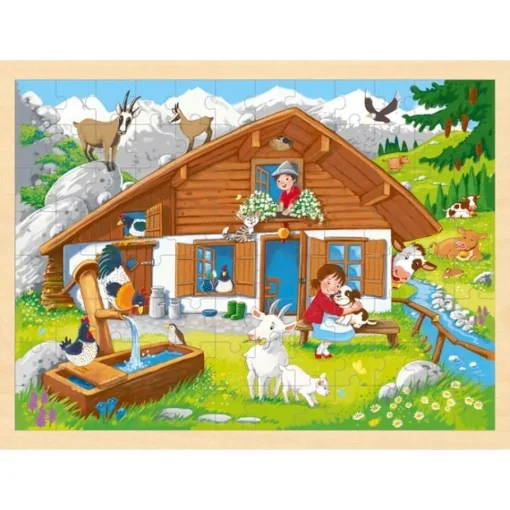 Puzzle En los pastos de la montaña - Goki