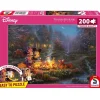 Puzzle Fogata de Mickey y Minnie 200 pzs - Schmidt Spiele