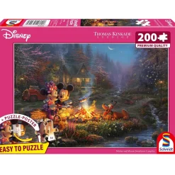 Puzzle Fogata de Mickey y Minnie 200 pzs - Schmidt Spiele