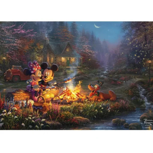 Puzzle Fogata de Mickey y Minnie 200 pzs - Schmidt Spiele