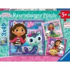 Puzzle Gabby's dollhouse 3x49 pcs - Ravensburger
