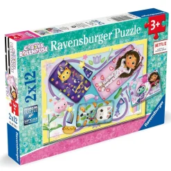 Puzzle Gabby's Dollhouse 2x12 pcs - Ravensburger