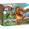 Puzzle gigante de la tierra de los dinosaurios - Melissa & Doug
