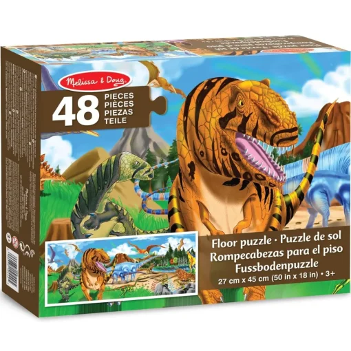Puzzle gigante de la tierra de los dinosaurios - Melissa & Doug