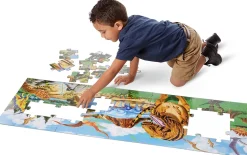 Puzzle gigante de la tierra de los dinosaurios - Melissa & Doug