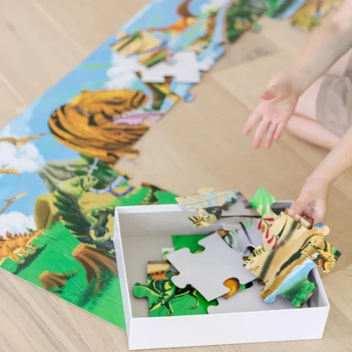 Puzzle gigante de la tierra de los dinosaurios - Melissa & Doug