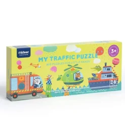 Puzzle gigante de suelo de vehículos - Mideer