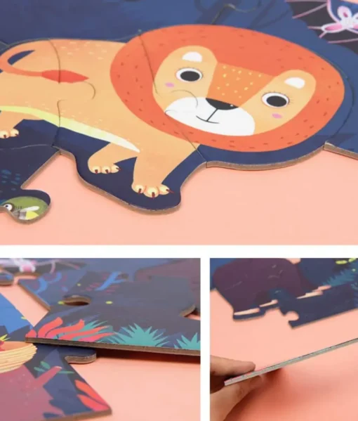Puzzle gigante de suelo de selva - Mideer