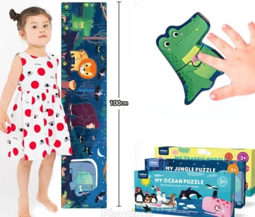 Puzzle gigante de suelo de selva - Mideer