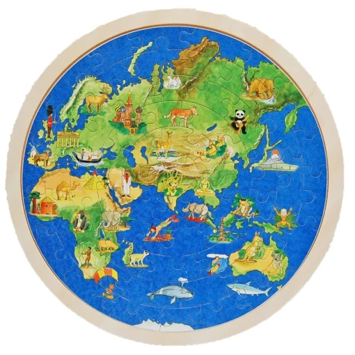 Puzzle globo terrestre - Goki