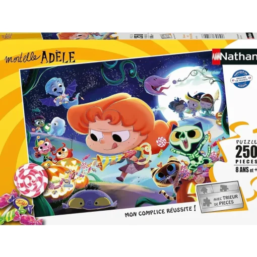 Puzzle Halloween con Mortelle Adèle 250 piezas - Nathan