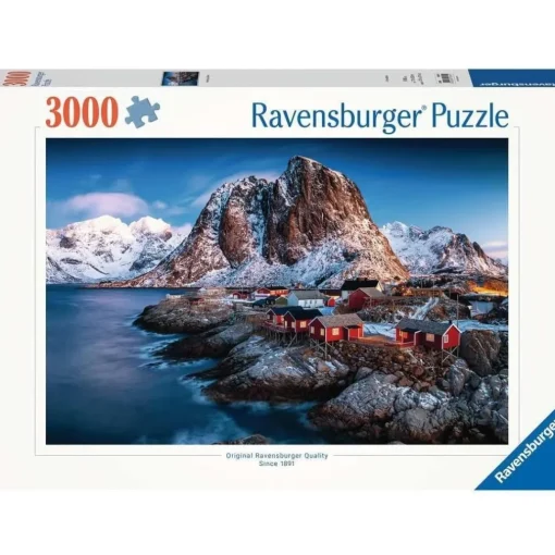 Puzzle Hamnoy Islas Lofoten 3000 piezas - Ravensburger