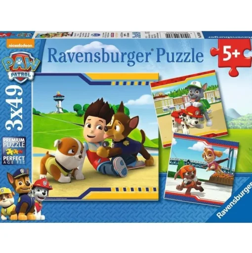 Puzzle Héroes de la Paw Patrol 3x49 pcs - Ravensburger