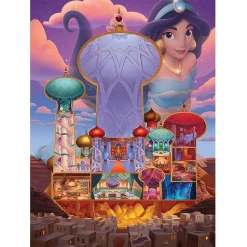 Puzzle Jasmine Disney Castles 1000 piezas - Ravensburger