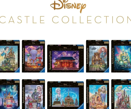 Puzzle Jasmine Disney Castles 1000 piezas - Ravensburger