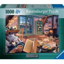 Puzzle La acogedora cabaña 1000 piezas - Ravensburger