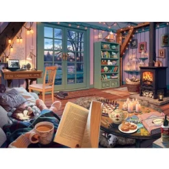 Puzzle La acogedora cabaña 1000 piezas - Ravensburger