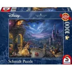 Puzzle La Bella y la Bestia luz de la luna 1000 piezas - Schmidt Spiele