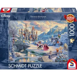 Puzzle La bella y la bestia en invierno 1000 piezas - Schmidt Spiele