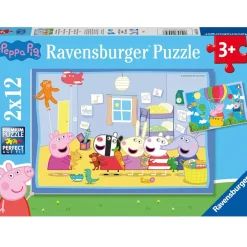 Puzzle Las aventuras de Peppa Pig 2x12 pcs - Ravensburger