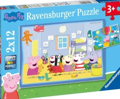 Puzzle Las aventuras de Peppa Pig 2x12 pcs - Ravensburger
