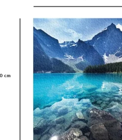 Puzzle Las Montañas Azules 1000 piezas - Nathan