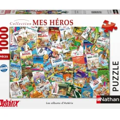 Puzzle Álbumes de Astérix 1000 pzs - Nathan