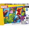 Puzzle Los Avengers contra los Villanos 60 piezas - Nathan