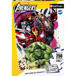 Puzzle Los Avengers en acción 250 piezas - Nathan