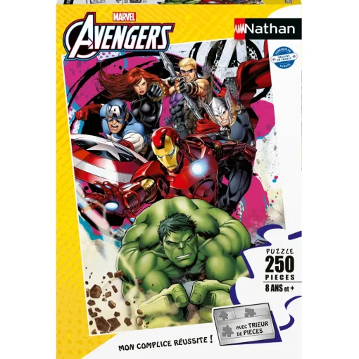 Puzzle Los Avengers en acción 250 piezas - Nathan