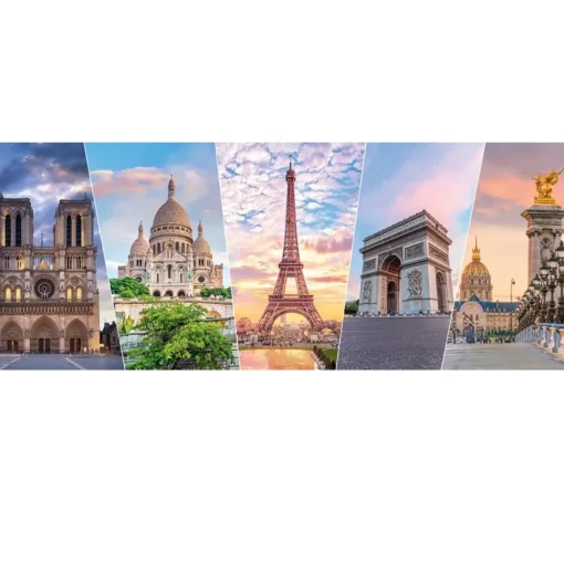 Puzzle Los monumentos de París 1000 piezas - Nathan