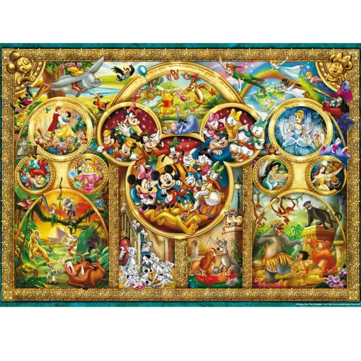 Puzzle Los temas más bonitos de Disney 1000 piezas - Ravensburger