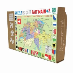Puzzle Mapa de Suiza - Puzzle Michèle Wilson