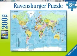Puzzle Mapa del Mundo 200 piezas - Ravensburger