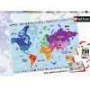 Puzzle Mapa del Mundo 250 piezas - Nathan