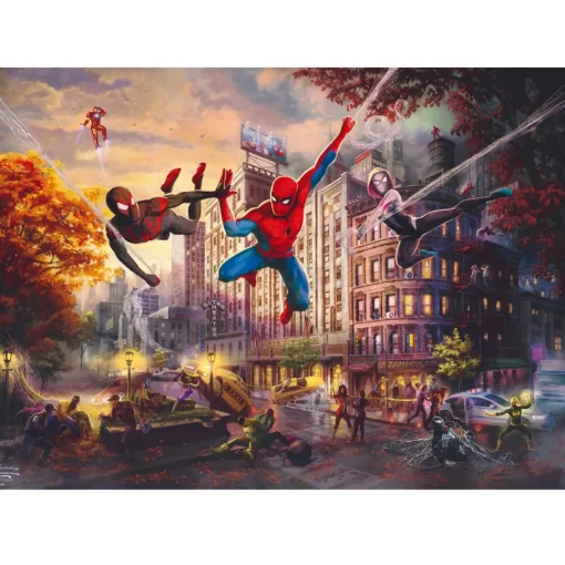 Puzzle Marvel Spider-Man y sus amigos 1000 piezas - Schmidt Spiele