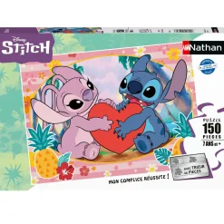 Puzzle momento romántico Stitch 150 piezas - Nathan