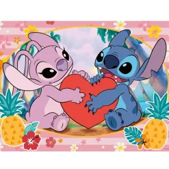 Puzzle momento romántico Stitch 150 piezas - Nathan