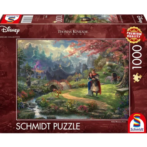 Puzzle Mulan Flores de Amor 1000 piezas - Schmidt Spiele