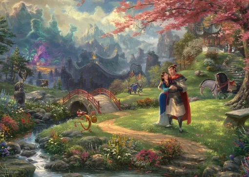 Puzzle Mulan Flores de Amor 1000 piezas - Schmidt Spiele