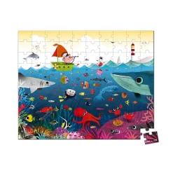 Puzzle Mundo Submarino 100 piezas - Janod