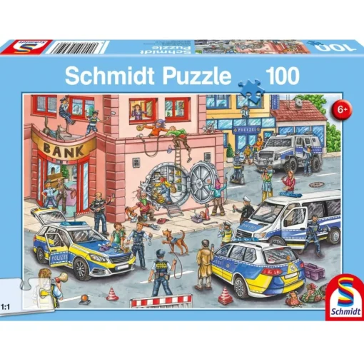 Puzzle Operación policial 100 pzs - Schmidt Spiele
