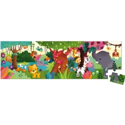 Puzzle panorámico de 36 piezas Jungle - Janod