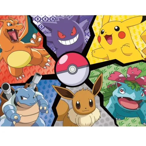 Puzzle Pikachu, Evoli y compañía 100 piezas - Nathan